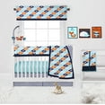 thumbnail image 2 of Bacati - Aztec Liam Aqua/Orange/Navy Musical Baby Crib Mobile, 2 of 8