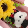 thumbnail image 3 of Graduation Flower Bear Bouquet Sunflower Bouquet Graduation Flower Decoration, 3 of 4