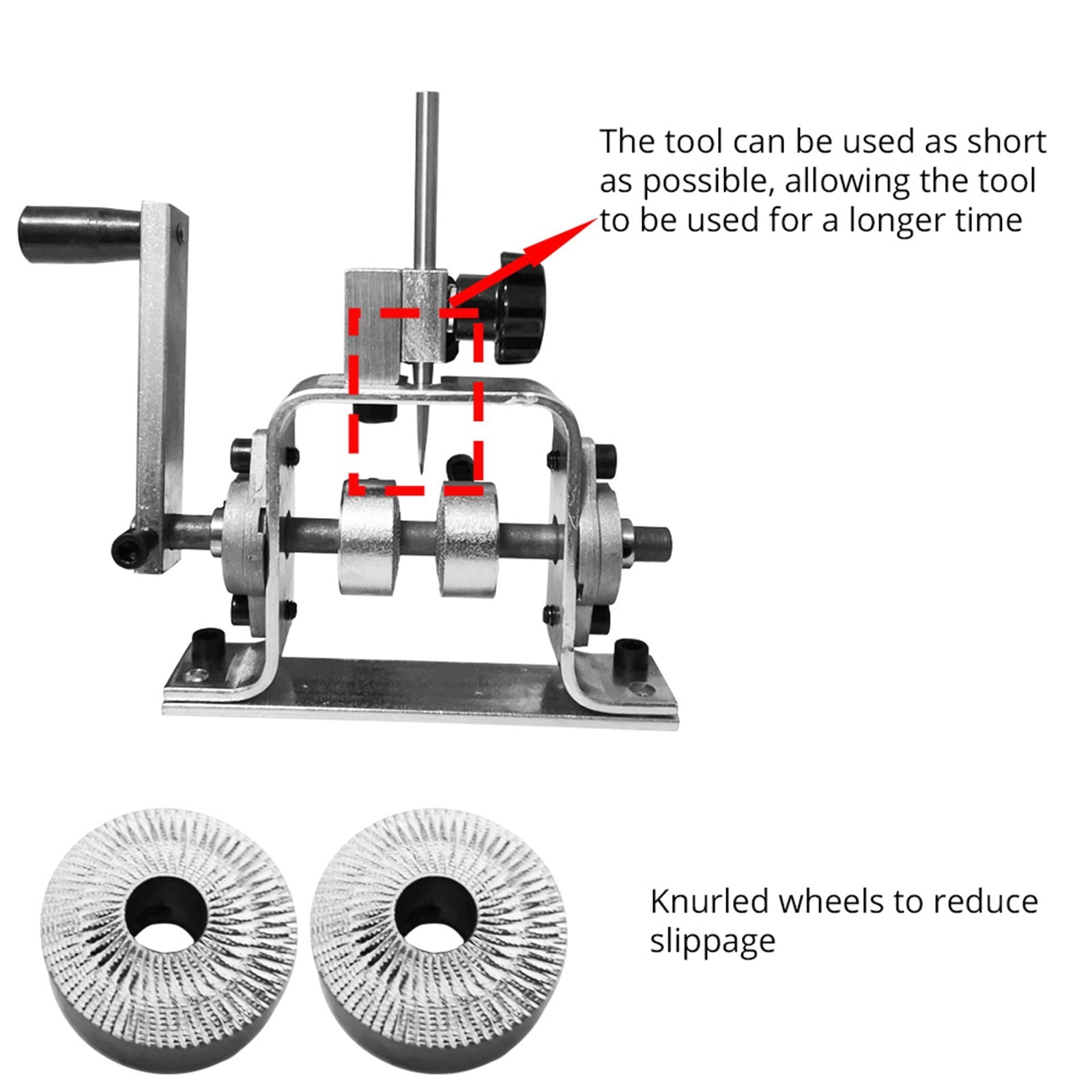 Portable Household Wire Stripper Manual Wire Stripping Tool Cable Peeling Machine with Hand Crank use with Hand Electric Drill ,Easy to Operate