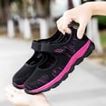 thumbnail image 5 of NOKIO Women Outdoor Mesh Solid Color Sports Shoes Runing Breathable Shoes Sneakers Fashion Casual Breathable Sport Running Platform Shoes Slip-On Walking Shoes, 5 of 8