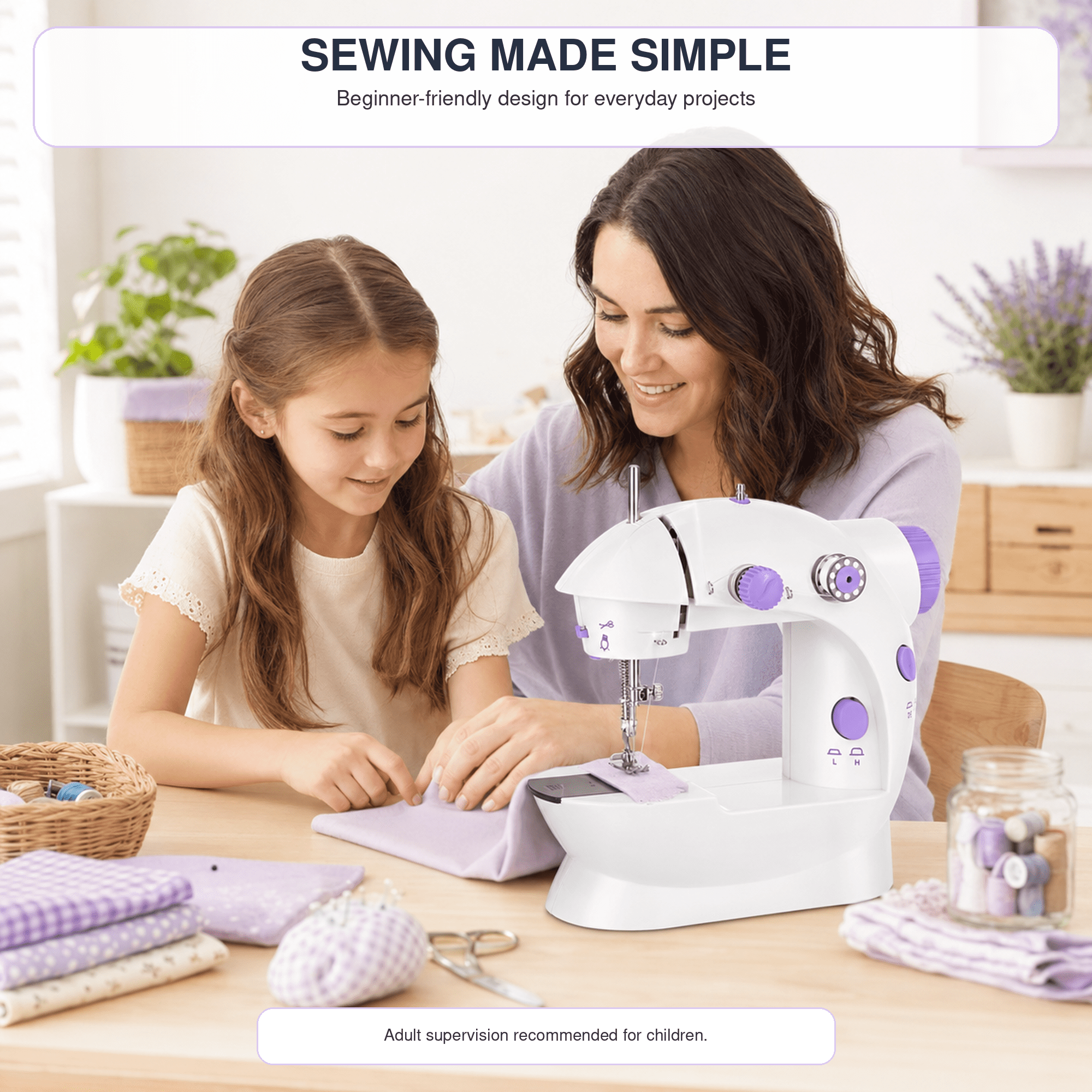 Fixdono Mini Sewing Machine for Beginner – picture 6