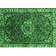 thumbnail image 1 of Ahgly Company Indoor Rectangle Persian Emerald Green Traditional Area Rugs, 5' x 7', 1 of 4