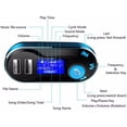 thumbnail image 3 of Transmetteur FM Bluetooth Auto Car Voiture Sans Fil Mains Libres Lecteur MP3 Adaptateur Radio, 3 of 5