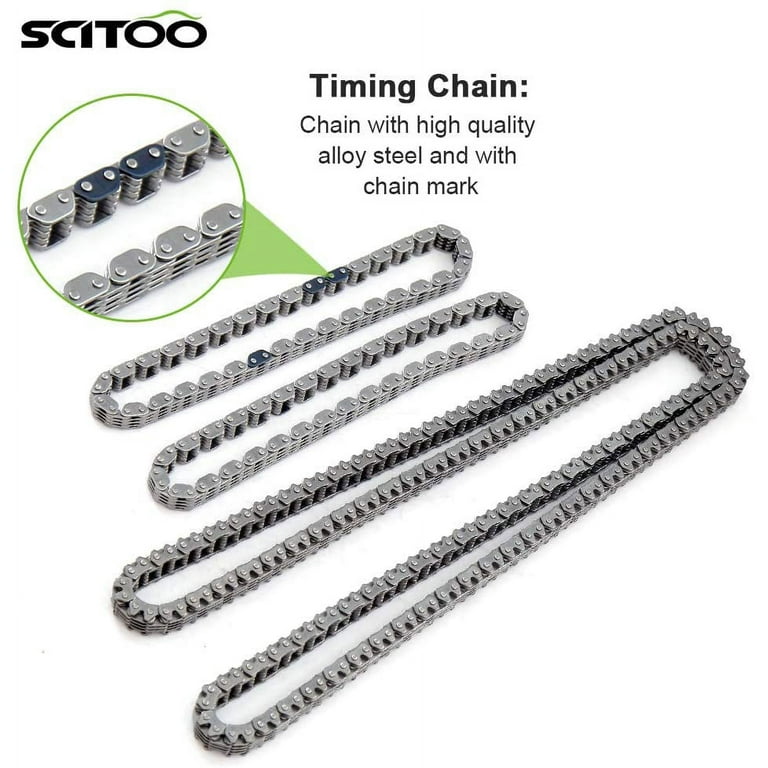 SCITOO Timing Chain Kit fits for 2006-2010 for Nissan