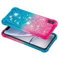 thumbnail image 3 of Funda para iPhone Xs Max Transparente con Brillos Carcasa Protectora Antigolpes con Glitter Brillante, 3 of 5