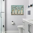 thumbnail image 6 of Farmhouse Bathroom Floral Wall Art Cotton Pictures Wall Decor Bathroom Decor Canvas Painting Prints Home Decor for Bathroom Restroom Bedroom Living Room 16"x12", 6 of 6