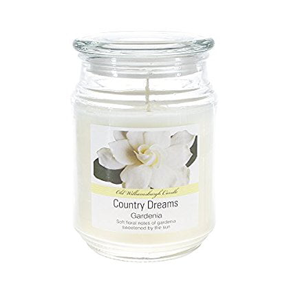 Scented 18 ounce Glass Jar Container Candle - (Best Gardenia Scented Candles)
