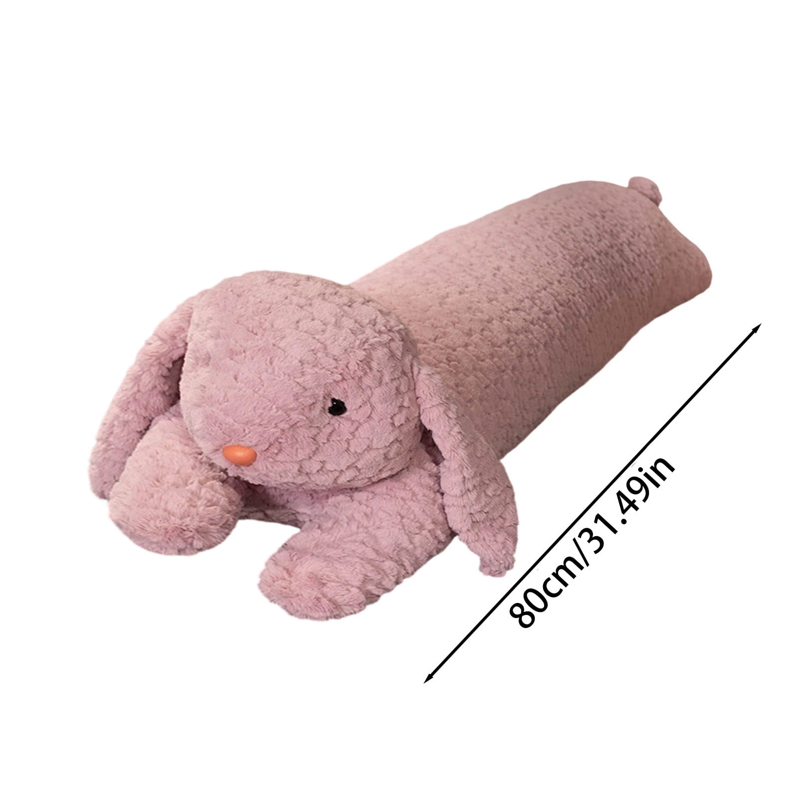 Bunny Pillow, Long Pillow For Bed, Body Pillow For Kids, 31.5in Easter Bunny Long Cushion, Leg-Clamping Side Sleeping Backrest Pillow, Ideal Gift for Kids & Adults