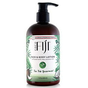 New Coco Fiji, Coconut Oil Infused Face & Body Lotion, Tea Tree Spearmint 12oz