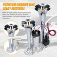 thumbnail image 3 of Horn,Van Boat Loud Air With Compressor And Relay 12v 110db Car 110db Car Dual And Relay Car Dual Loud Air Car S Van Buzhi Dual 12v Huiop Wotao Silver, 3 of 5