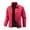 Red, variant on Men's Casual Thin, Form-Fitting Stand-Up Collar Cotton Jacket, Men's Solid-Colored Long-Sleeved Shirt with Cotton and Warm Zipper Jacket, Lightweight for Layering,Black 3XL