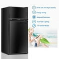 thumbnail image 3 of Compact Refrigerator, Safeplus 3.4 cu ft. Unit Cold-rolled Sheet Mini Refrigerator with freezer, Dorm fridge with Adjustable Removable Shelves,Black, 3 of 9