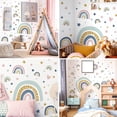 thumbnail image 3 of Cartoon Rainbow Star Wall Stickers For Baby Room Kids Room Girls Bedroom Wall Removable PVC Wall Decals For Home Decoration, 3 of 6