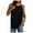 Black, variant on Ruyang Summer Scoop Neck Tank Tops for Women Pleated Loose Fit Sleeveless Tops Slim Fit Tees 2024 Fashion Womens Clothing