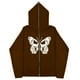 thumbnail image 3 of Sudaderas informales con mariposas Y2k oscuras europeas y americanas para hombres y mujeres, sudaderas con capucha góticas para parejas, sudadera con cremallera de gran tamaño Harajuku, 3 of 4