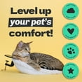 thumbnail image 4 of | Cat Desk Bed - Soft Faux Fur Fabric, Steel Frame - Adjustable, Cat Shelf Bed for Indoor Cats - Perfect Cat Hammock for Your Desk – Supports up to 50lbs - Unique and Modern cat Furniture, 4 of 5