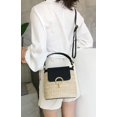 thumbnail image 3 of Bolsa cruzada para mujer, bolsa de playa de paja, bolsa de mano, bolsa de viaje, bonita bolsa de noche 2023, Negro -, Talla unica, 3 of 3