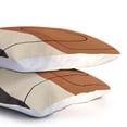 thumbnail image 3 of Society6 Alisa Galitsyna Modern Abstract Shapes 3 Pillow Sham Cotton King Set of 2 Kit, 3 of 3