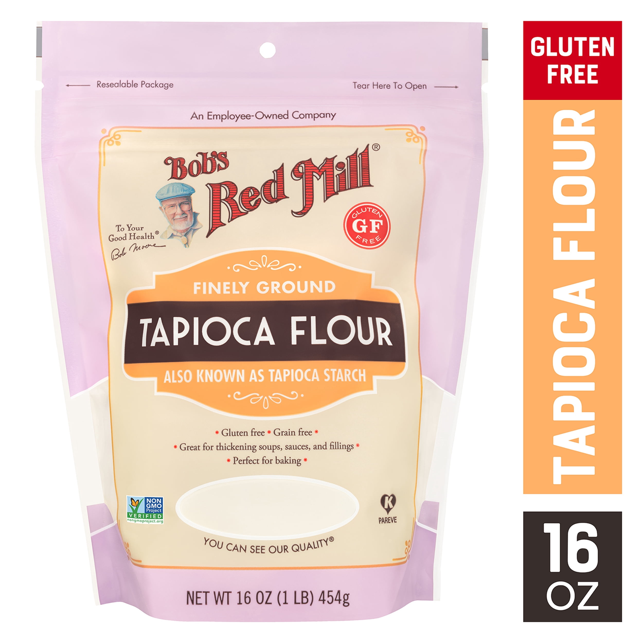Bob's Red Mill Tapioca Flour, Gluten-Free, 16 oz Bag
