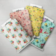 The Pioneer Woman 44" x 4 Yard Cotton 4 Piece Sweet Romance Precut Bundle Fabric, Multicolor