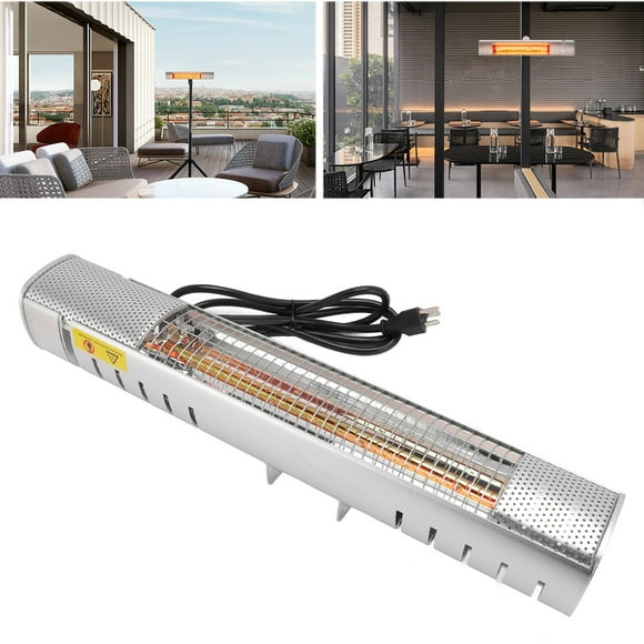 Infrared Outdoor Heater, Aluminum Alloy Wall Mounted Patio Heater Energy Efficient for Garage
