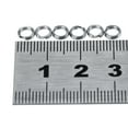thumbnail image 1 of Sonew 50pcs/100pcs 7 Sizes Stainless Steel Fishing Tackle Bait Double Circle  Split Ring Connector ,snap split ring, double circle split ring, 1 of 1