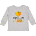 thumbnail image 3 of Inktastic Jacksonville Florida Orange in Heart Boys or Girls Long Sleeve Toddler T-Shirt, 3 of 5