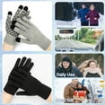 thumbnail image 3 of KOITHOT 10 Pairs Winter Gloves for Women and Men, Warm Winter Touch Screen Gloves for Cold Weather, 3 of 7