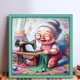 thumbnail image 2 of (11CTACC-4641__C__45X45) Hilo algodón ecológico bordado 11CT 3 hebras impresión 45*45cm Kit serie punto cruz costura Happy Old Lady, 2 of 9