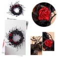thumbnail image 6 of 15.7 Inch LED Halloween Wreath Door Wreath Party Decorations Halloween Ornament for Front Door Decorations, 6 of 7