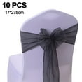 thumbnail image 2 of Ensemble de 10 Nœuds de Chaise Ceintures Décoration pour Mariage Réception Événements Banquets, 2 of 5