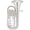 Silver Plate, variant on Jupiter JEP1005 Performance Series 4-Valve Intermediate Euphonium Lacquer