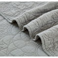 thumbnail image 4 of Chezmoi Collection Octavia 3-Piece Floral Medallion Reversible Cotton Quilt Set, 4 of 8