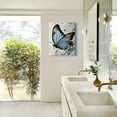thumbnail image 4 of ZFLMY Butterfly Water Splashing Wall Decor Canvas Prints Art for Home Office Living Room Bathroom Bedroom 12x16in, 4 of 5