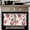 White, variant on Black Christmas Balls Kitchen Towels Set of 4, Water Absorbent Dish Towel, Xmas Poinsettia Botanical Decorative Hand Towels - Quick Drying Cloth for Cooking Baking, 18x28 Inch