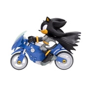 Sonic X DC Shadow As Batman 5 inch Scale Action Figure with Batcycle Vehicle