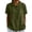 Z1-Army Green, variant on Womens Peter Pan Collar Short Sleeve Faux Denim Shirt, Loose Fit Casual Button Down Top, Soft Comfy Chambray Blouse