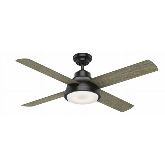 Casablanca 59432 54 in. Levitt Matte Black Ceiling Fan with LED Light Kit & Wall Control