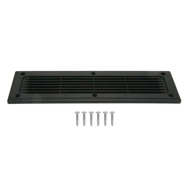 Rejilla de ventilación de aire, 300 x 80 mm Rejilla de ventilación de aire Panel de ventilación de calefacción y refrigeración Cubierta de ventilación de gabinete Confiable y duradera