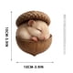 thumbnail image 2 of Lunxisen 1 Pcs Forest Christmas Ornaments, Christmas Tree Ornaments, Hazelnut with Cute Animals, Quality Resin Material, Beautifully Handcrafted with Intricate Details.(4in), 2 of 9