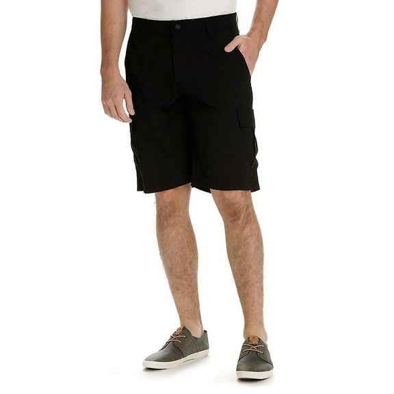 Lee Men's Big & Tall Dungarees Performance Cargo Short - Black, Black, 46