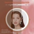 thumbnail image 4 of 10X LED Mirror Rechargeable Make Up Mirror with 3 Colors, Brightness Adjustable Magnification Cosmet, 4 of 5