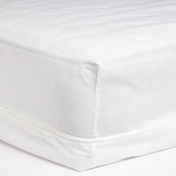 Cotton Touch Zippered Cotton/Poly Mattress Protector Made In USA