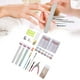 thumbnail image 5 of Set de manicura de uñas Glitter Powder Puntas de uñas Cepillo Nail Art Tool Kit para salón de uñas, 5 of 8