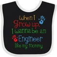 thumbnail image 3 of Inktastic Engineer Like Mommy Boys or Girls Baby Bib, 3 of 4