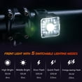 thumbnail image 3 of Bicycle Front/Rear Light IP66 Waterproof Taillight Bike Night Light Cycling Safety Lamp for MTB Bikes Road Bicycles, 3 of 8