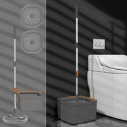 Perfectbot Mop and Bucket with Wringer Set, Stainless Steel Handle Hand