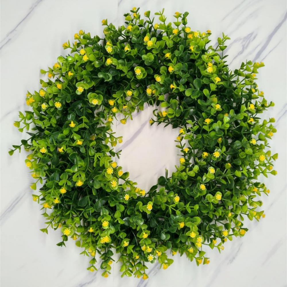 Details about   Eucalyptus Wreath Spring Garland for Front Door Wall Easter Decor Ornaments 