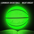 thumbnail image 4 of Baloncesto luminoso holográfico, tamaño 7 Baloncesto reflectante en la oscuridad Baloncesto brillante Baloncesto ultra sensible, 4 of 5