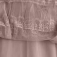 thumbnail image 6 of Ahabrexf High Waisted Pleated Skirt for Women A-Line Mid-Length Mesh Lace Patchwork Design, 6 of 6